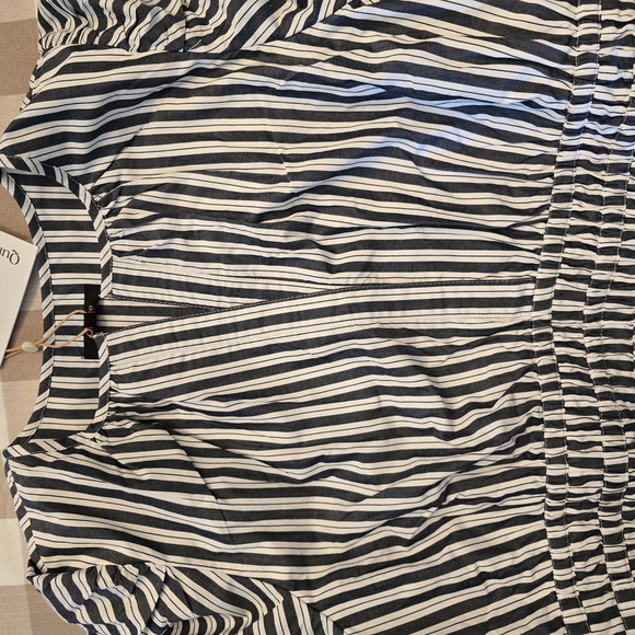 Striped Blue and White Maxi Dress - Picture 5 of 7